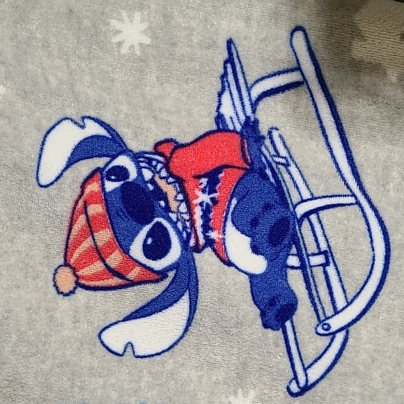 DISNEY STITCH Women's Fleece Pajama Jogger Sleep Lounge Pants - Size Small - Picture 3 of 12